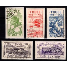 Grønland -  Thule sæt komplet - Stemplet på små klip.